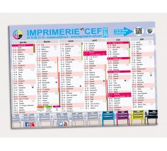 Calendriers souples